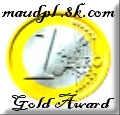 Sito Vincitore del Gold Award Personal Site by maudpl.8k.com - voto 95%