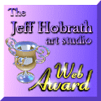 Jeff Hobrath Art Studio Web Award!
